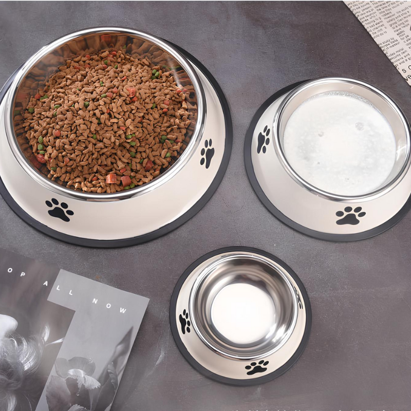 Diva Claws™ Pet Food – Stainless Steel Bowl