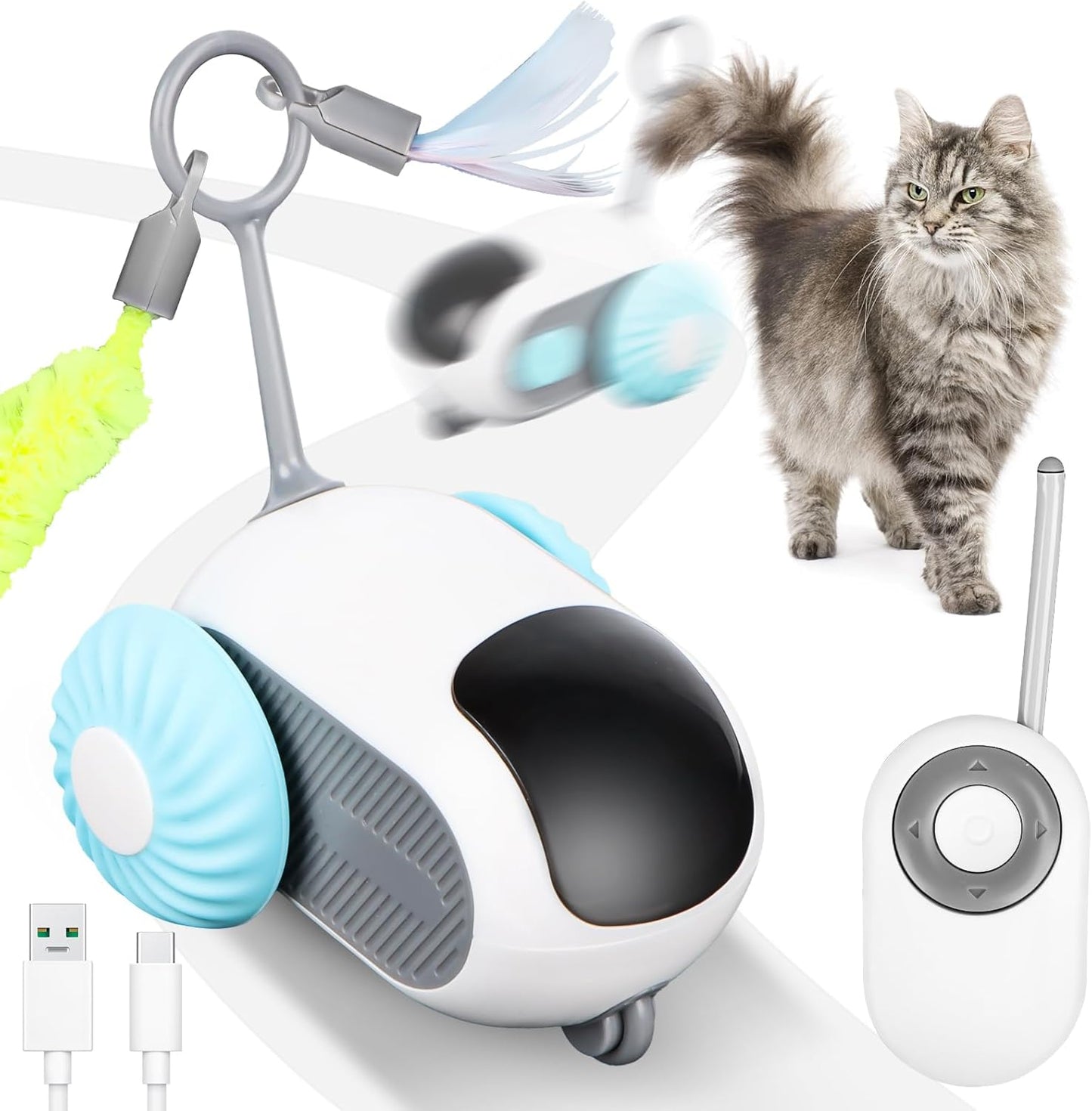 Diva Claws™ Remote Toy – Smart Cat Car Toy