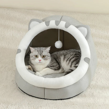 Diva Claws™ Furry House – Cat Bed Cushion