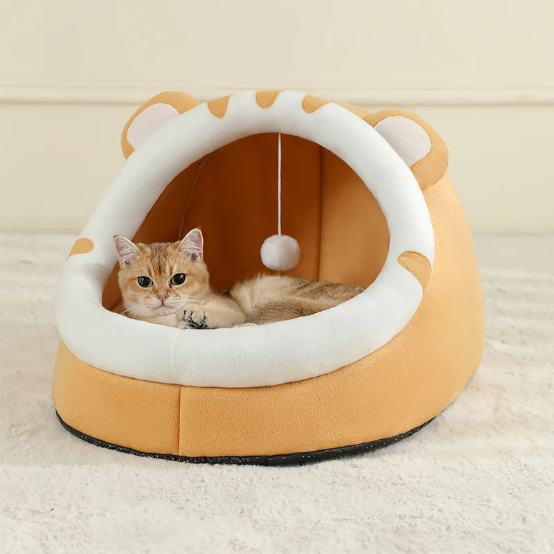 Diva Claws™ Furry House – Cat Bed Cushion